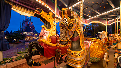 Atracción Le Carrousel de Lancelot, Parque Disneyland