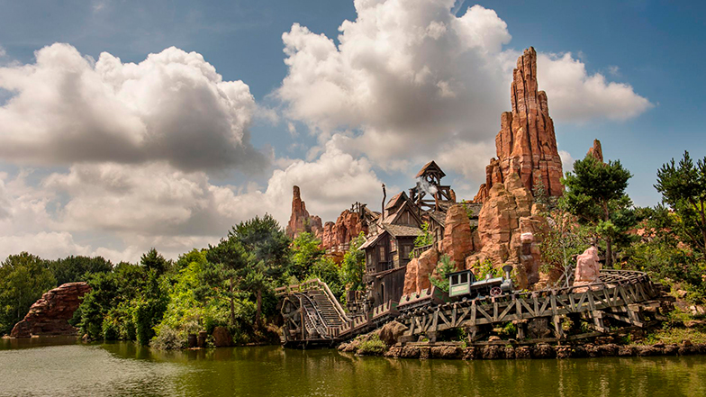 Big Thunder Mountain en Parque Disneyland, Disneyland Paris.