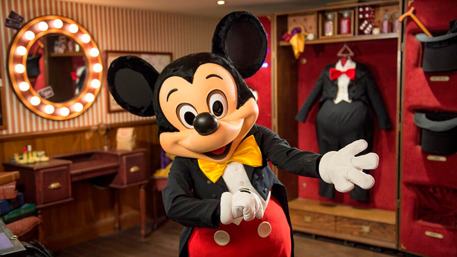 Mickey Mouse en Fantasyland.