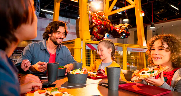 Stark Factory: ¡Descubre este Restaurante en Marvel Avengers Campus!