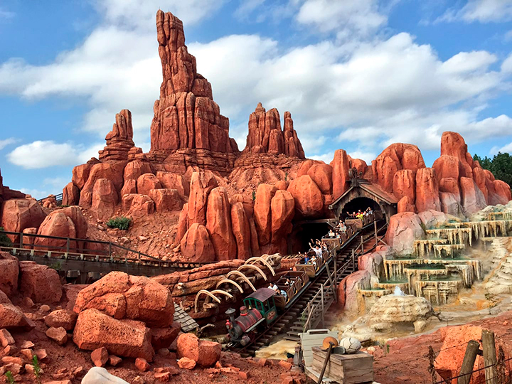 Big Thunder Mountain, una atracción para toda la familia.